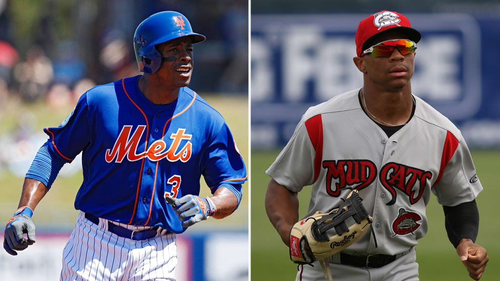 Mets veteran Curtis Granderson has become a mentor to talented Brewers prospect Corey Ray. (Getty/milb.com)