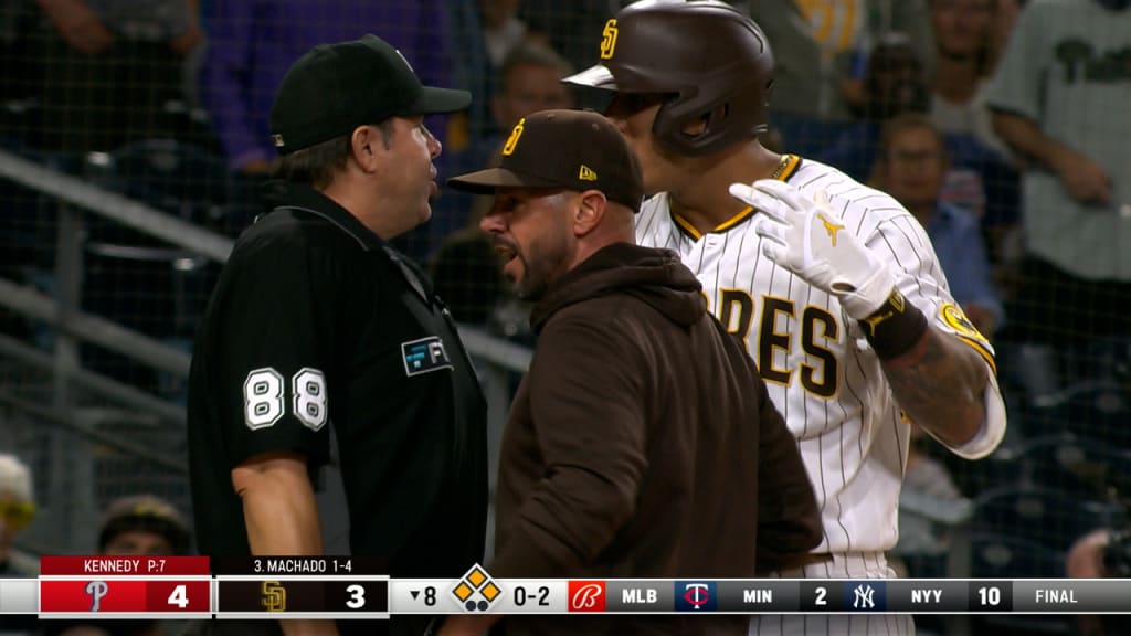 Padres to call MLB about umpire Doug Eddings' strike zone