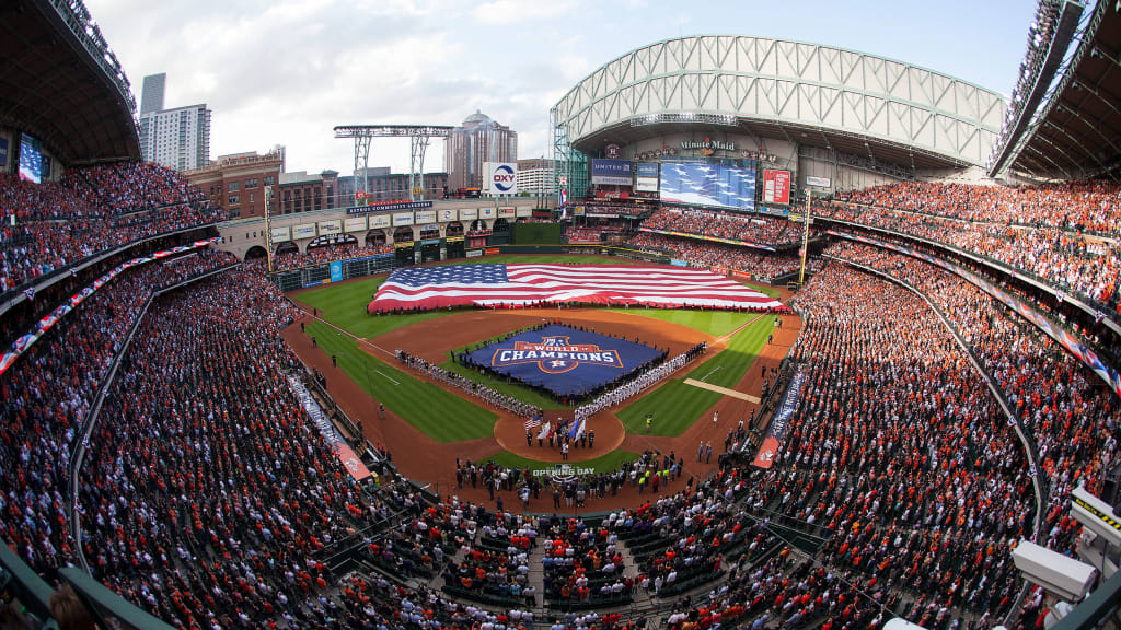 Houston Astros Unsigned Minute Maid Park Open Roof Stadium Photograph