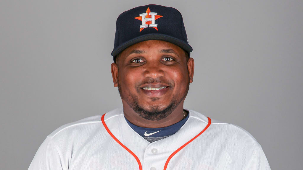 KISSIMMEE, FL - FEBRUARY 19: Rodney Linares of the Houston Astros poses during Photo Day on Sunday, February 19, 2017 at the Ballpark of the Palm Beaches in West Palm Beach, Florida. (Photo by Eliot J. Schechter/MLB Photos via Getty Images)