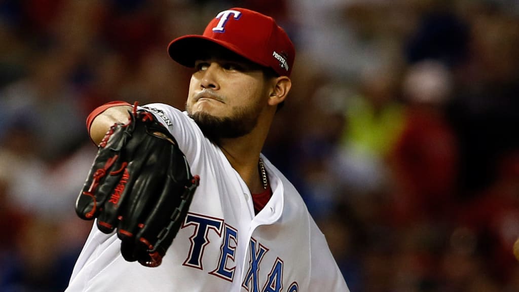 Martin Perez tossed three scoreless innings in a "B" game for the Rangers on Sunday. (AP)