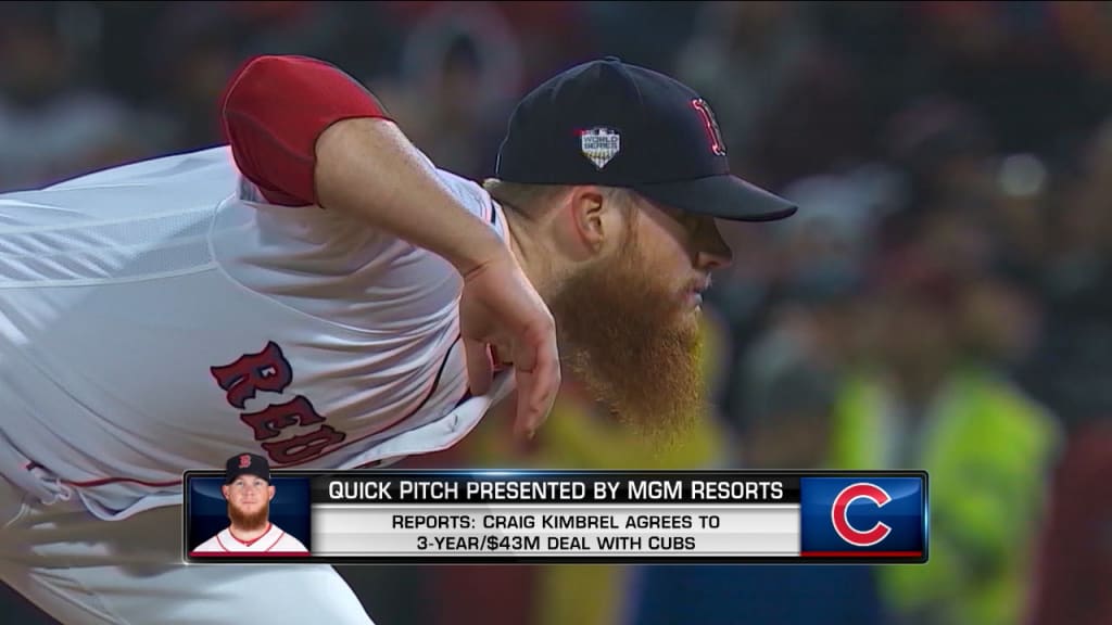 Chicago Cubs sign closer Craig Kimbrel to three-year contract