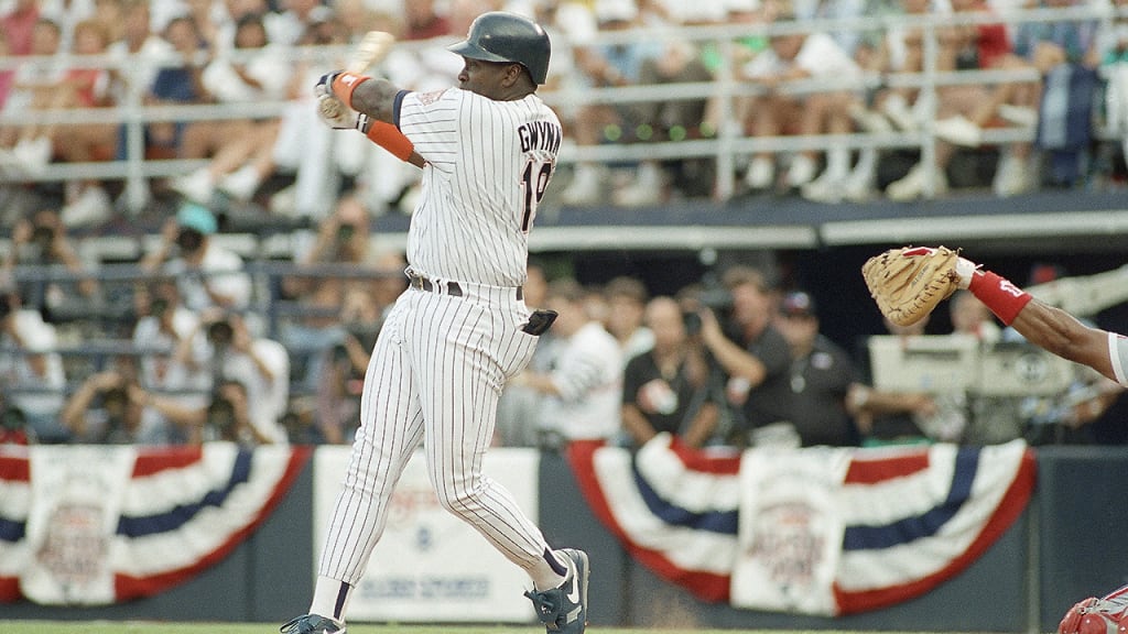 Tony Gwynn was 0-for-2 with a walk in the 1992 All-Star Game, which was held in San Diego. (AP)