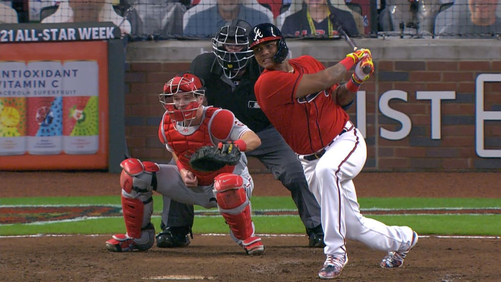 Cristian Pache's first MLB hit