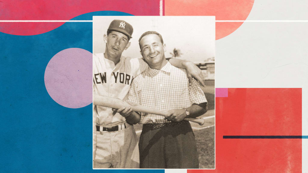 Villante with Billy Martin. Villante often took infield at second base with the Yankees, but he was no match for Martin's skill. He wasn't jealous, though. When Martin first got to New York: "I took him to my house and my mother made a nice spaghetti dinner for us."