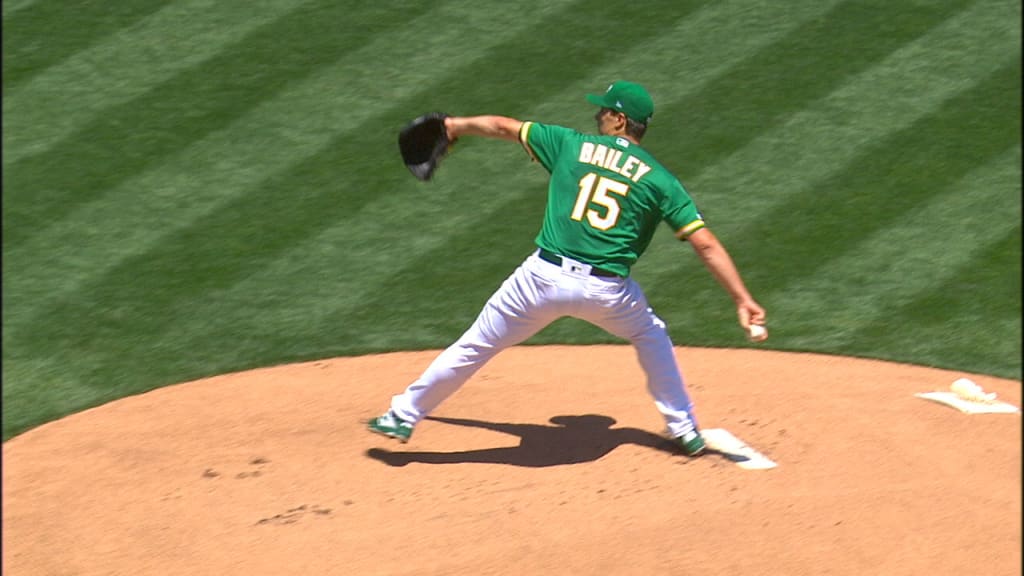 Homer Bailey, Oakland A's top Seattle Mariners