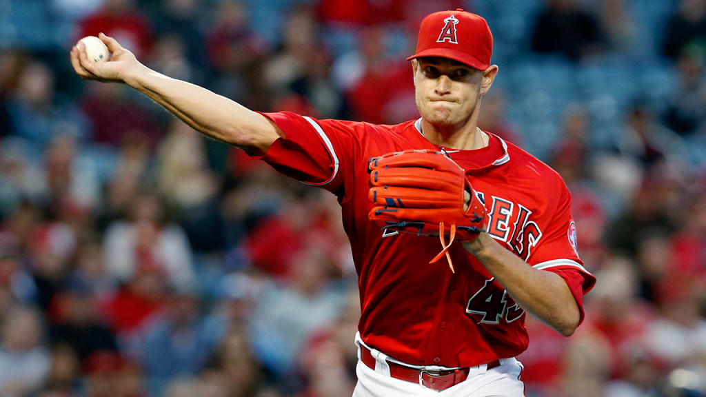 Garrett Richards pitched in his first game since May on Monday. (AP)