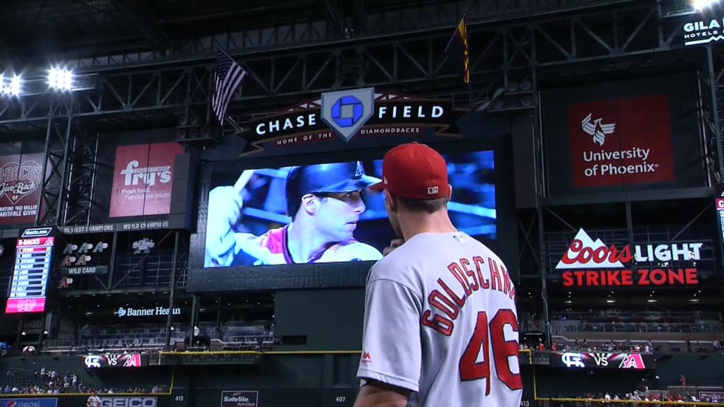 Goldschmidt's ovation, tribute
