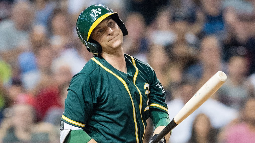 A's second baseman Jed Lowrie, 32, is under contract through the 2017 season. (Getty Images)