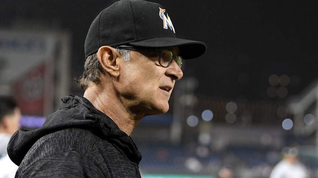 Miami Marlins manager Don Mattingly is seen during spring training
