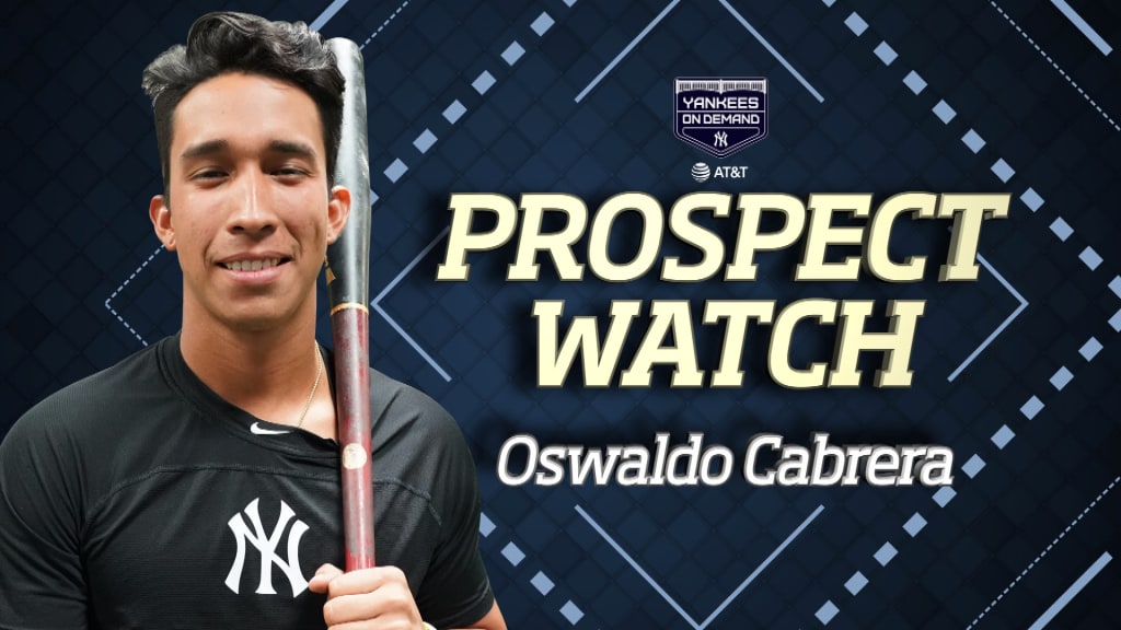 Yankees rookie Oswaldo Cabrera could yankees baseball jersey be a big  offensive threat