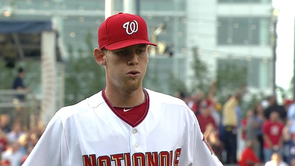 Rookie Stephen Strasburg lives up to hype in dramatic major league debut, MLB