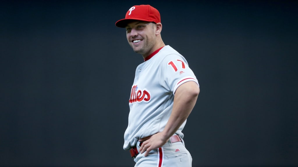 Peter Bourjos warms up before a game against the Brewers in Milwaukee. (Getty)