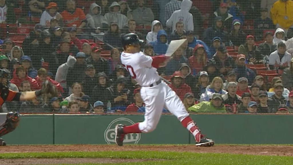 Ted Williams of the Red Sox hits his 362nd home run to put him in