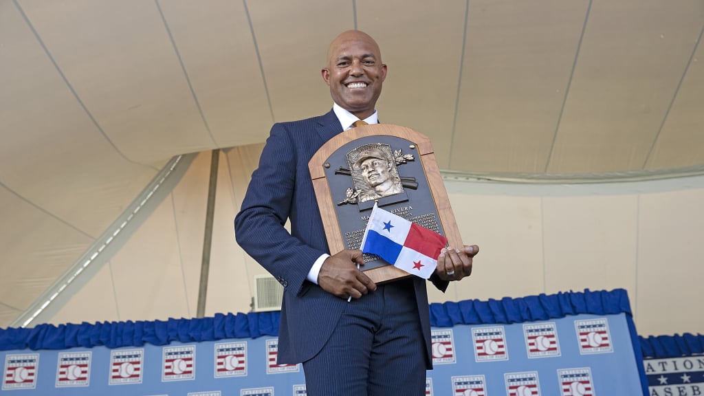Mariano Rivera, other Baseball Hall of Fame inductees enter amid fanfare -  Los Angeles Times