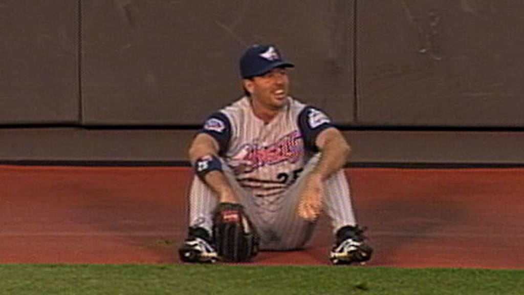 1996-08-21-005 Jim Edmonds, Taken when the Angels faced the…