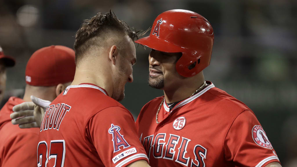 Albert Pujols discusses Mike Trout, Angels