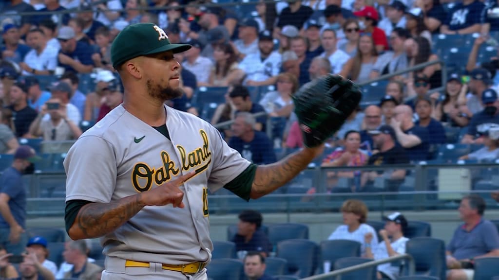 Athletics can't support Frankie Montas in loss to Yankees