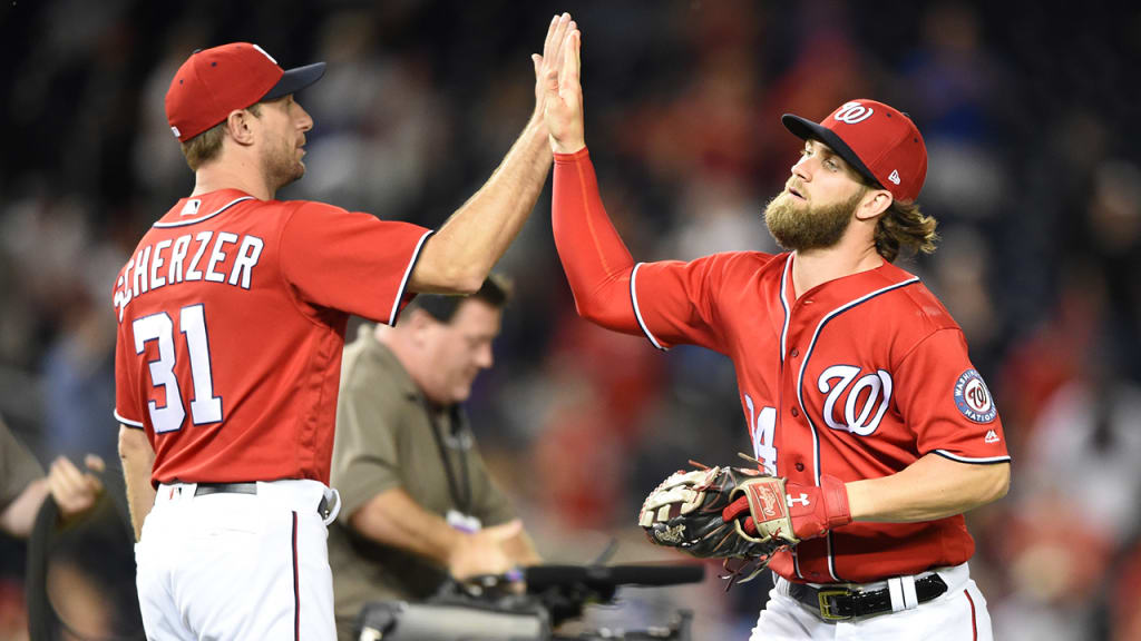 The Nationals will be giving away bobbleheads of Max Scherzer, Bryce Harper and others this season. (Getty Images)