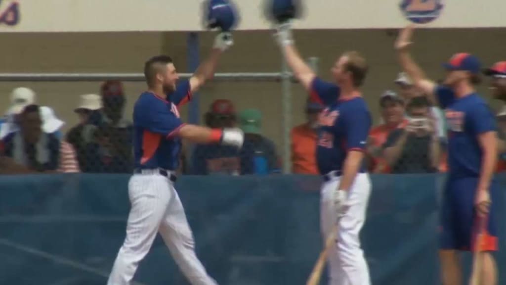 Tim Tebow hits home run on first pitch of first instructional league game  for New York Mets - ESPN