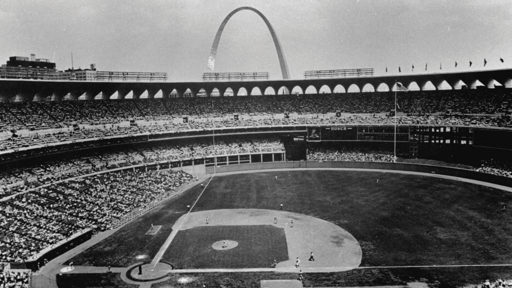 Busch Stadium hosted the 1966 All-Star Game, which the National League won, 2-1. (MLB Photos)