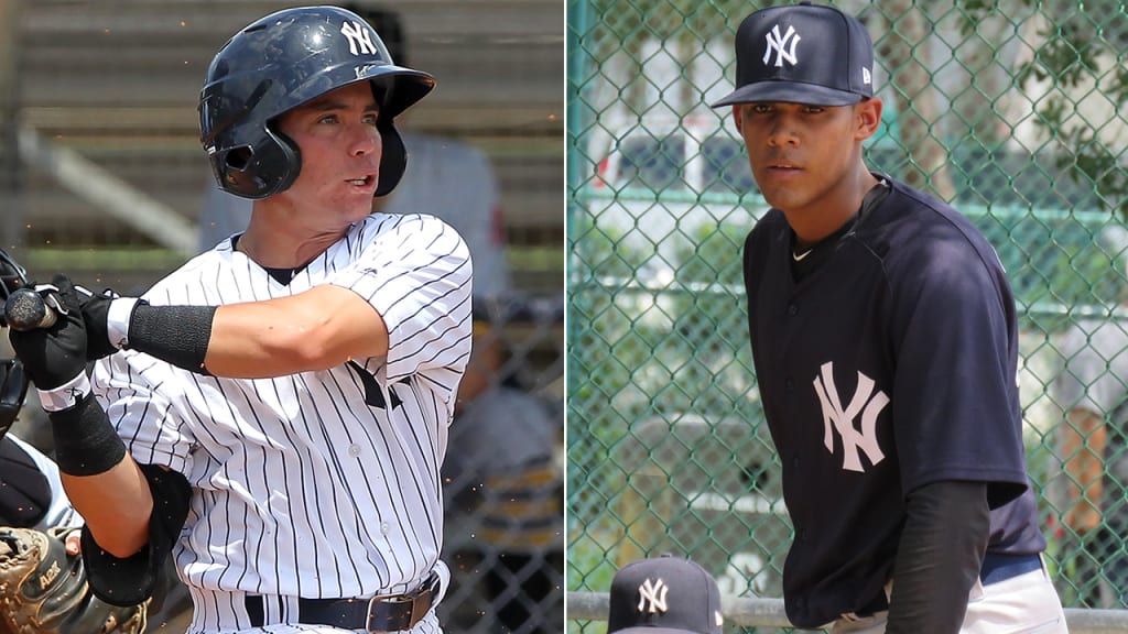 Jose Carrera, 22, and Luis Rijo, 19, powered Yanks to Gulf Coast League title (Photo credit: Cliff Welch/Bryan Green)