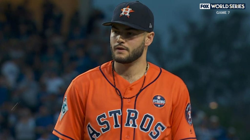 Lance McCullers Houston Astros 2022 World Series Champions Orange