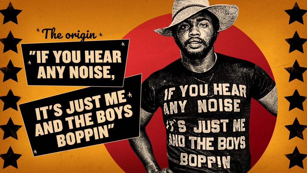 Origin of Dave Parker's 'Boys Boppin' shirt