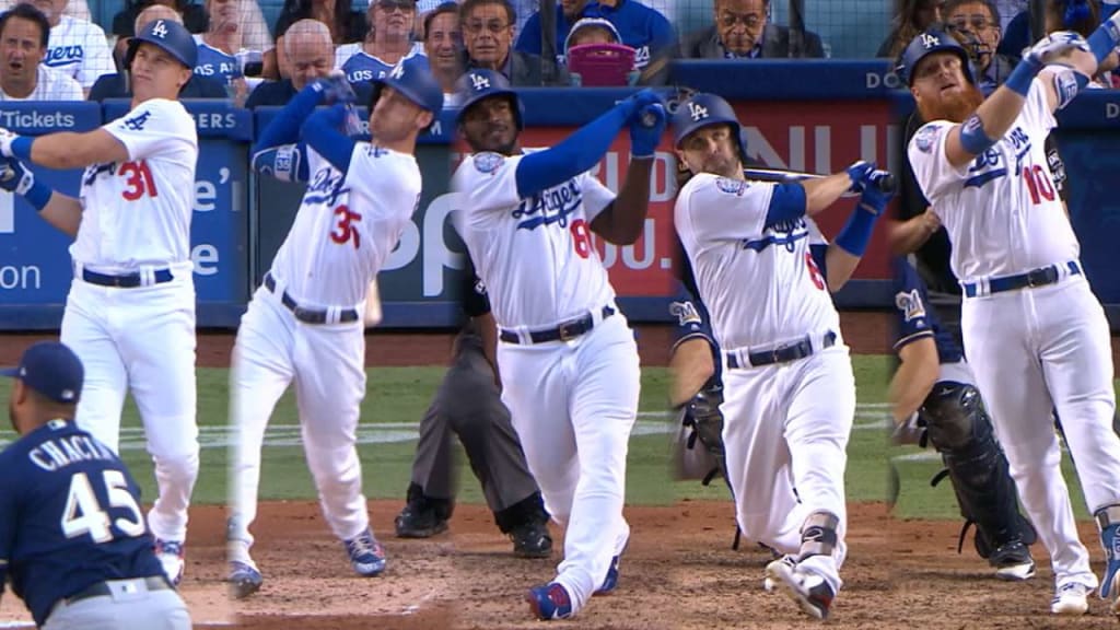 Dodgers hit the home run cycle, set Dodger Stadium record with 21