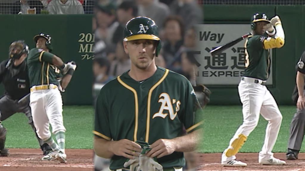 Oakland A's defeat Nippon Fighters in lively exhibition