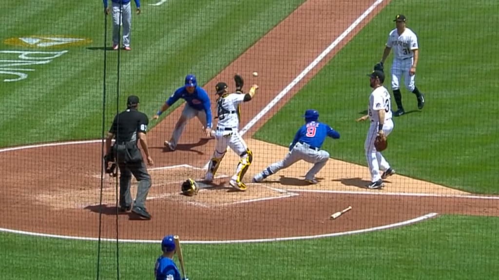 Cubs use pickle to steal a run