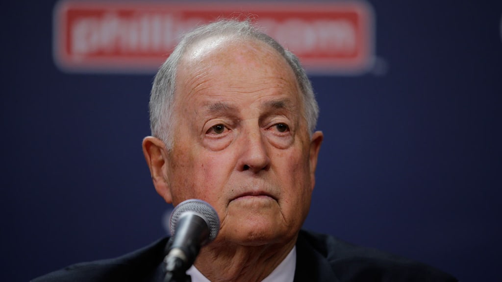 Phillies executive Pat Gillick won the Roland Hemond Award, presented by Baseball America, which recognizes contributions to scouting and player development. (Matt Slocum/AP)