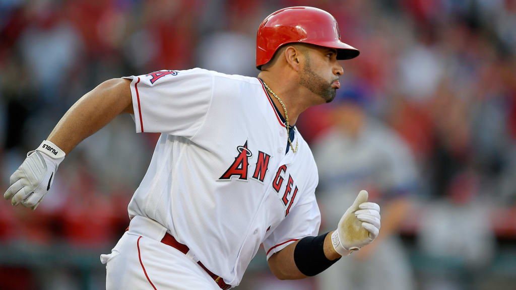 Albert Pujols hasn't played since July 12 with left knee inflammation. (AP)