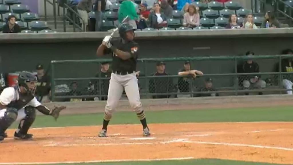 MLB on X: Ke'Bryan Hayes' 1st HR of the season is a big one!   / X