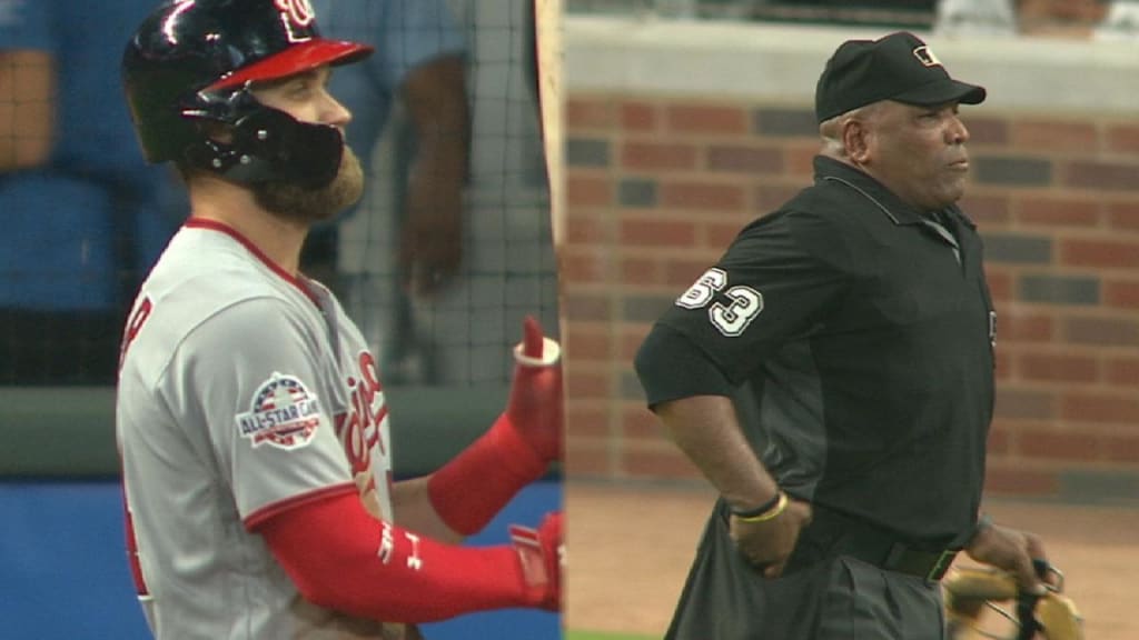 Bryce Harper Screams At Umpire, Gets Thrown Out, See The Video