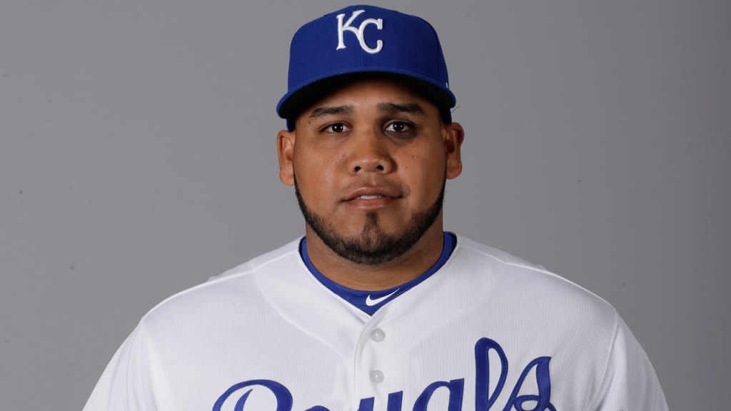 Yender Caramo threw a scoreless inning in the Royals' 11-0 loss to Team Venezuela. (AP)
