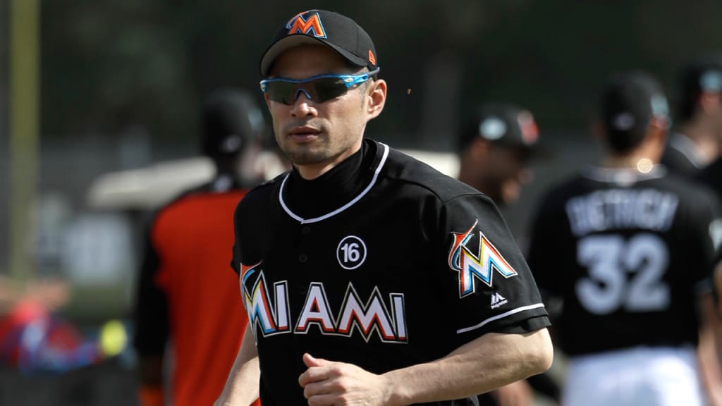 43-year-old outfielder Ichiro Suzuki made his spring debut on Sunday vs. the Astros. (AP)