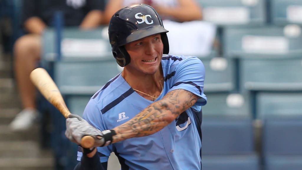 Granden Goetzman, who played last year with the Class A Advanced Charlotte Stone Crabs, got a Major League start Saturday. (MiLB.com)