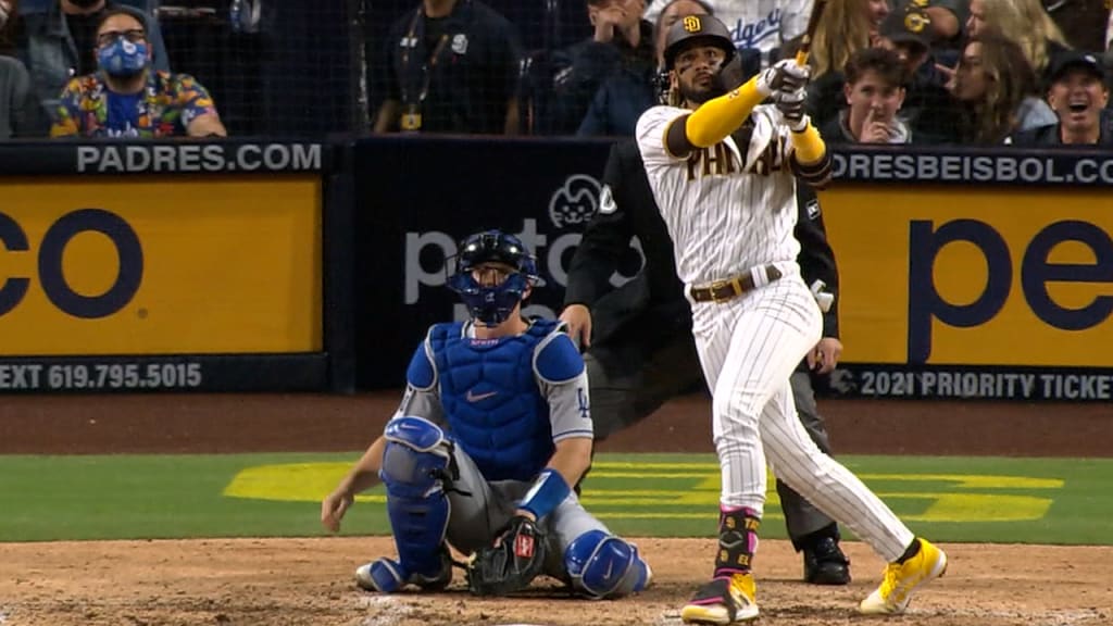 May 05, 2022: San Diego Padres second baseman Jake Cronenworth (9) avoids a  pitch during a MLB baseball game between the Miami Marlins and the San  Diego Padres at Petco Park in