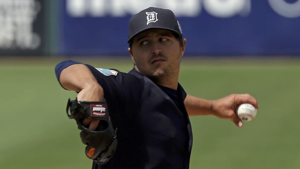 Blaine Hardy was among the relievers who struggled Tuesday, giving up a grand slam in the sixth. (AP)
