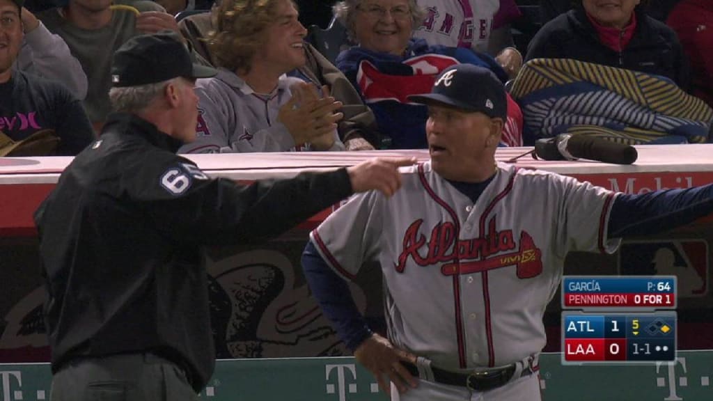 Brian Snitker ejection: Why was Brian Snitker ejected? Braves manager  booted from game vs Cubs