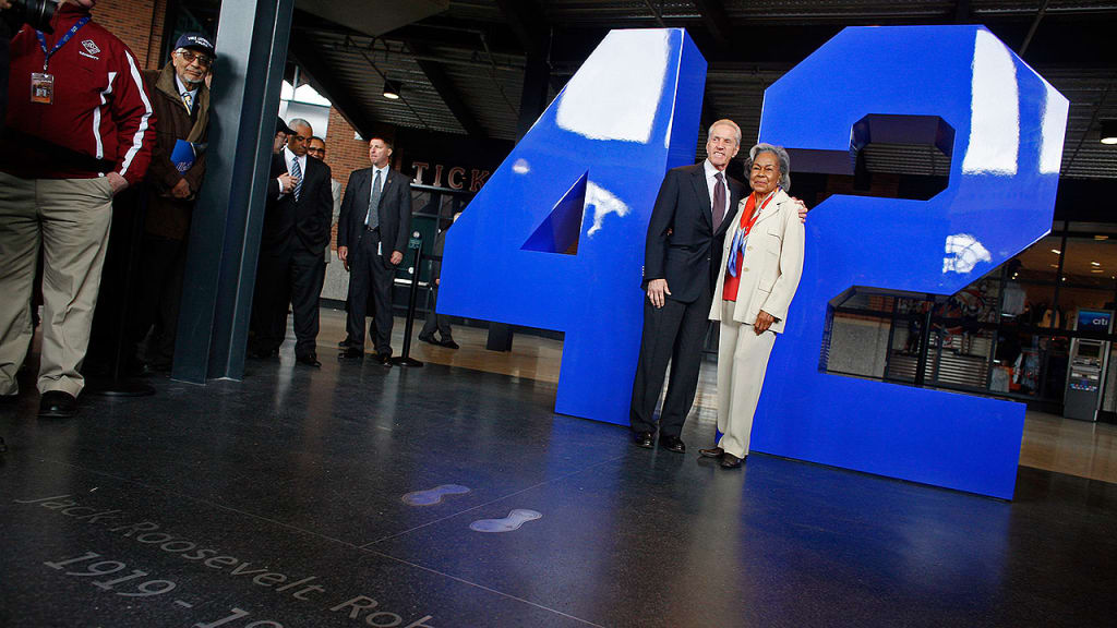 Since its inception, the Jackie Robinson Rotunda has served not only as a grand entranceway and meeting place for fans, but a museum in itself. (AP)