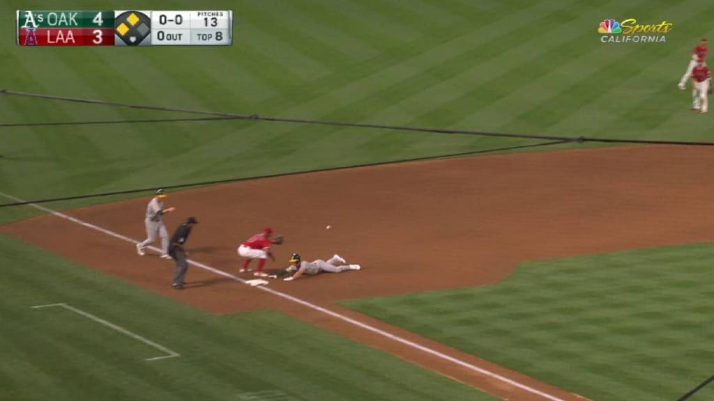 Chapman's RBI triple in the 8th