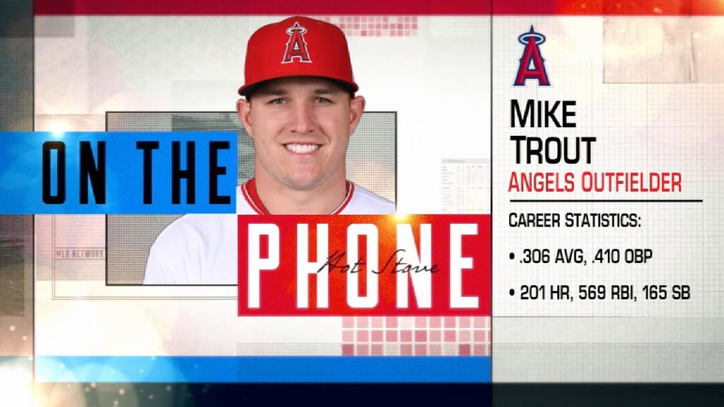 Mike Trout A.COX Los Angeles Angels 2018 Players' Weekend 8