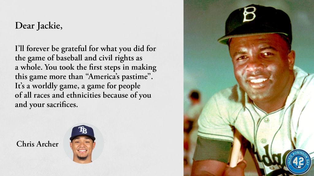 MLB players write letters to Jackie Robinson