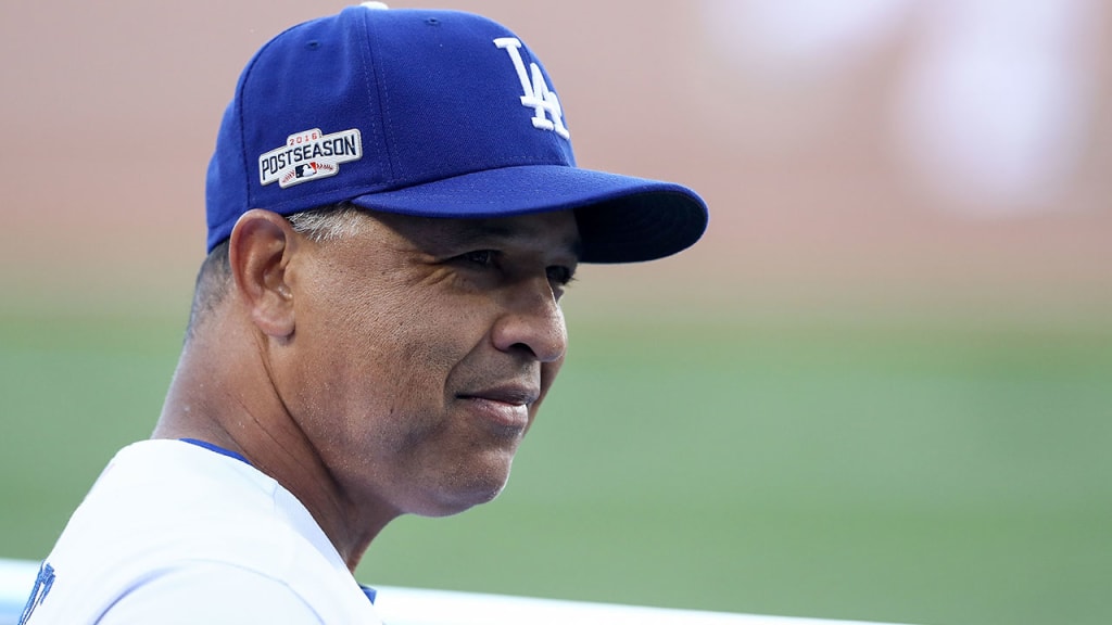 In his first season in charge of the Dodgers, Dave Roberts' club finished just two wins shy of the World Series. (Getty)
