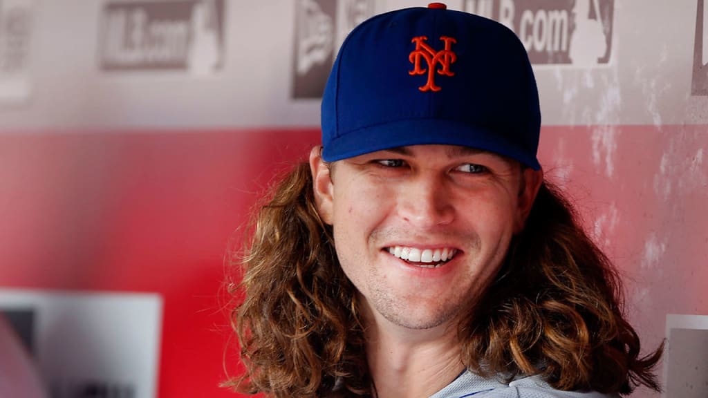 Jacob deGrom will be celebrating his first Father's Day as a dad after the birth of his son Jaxon. (AP)