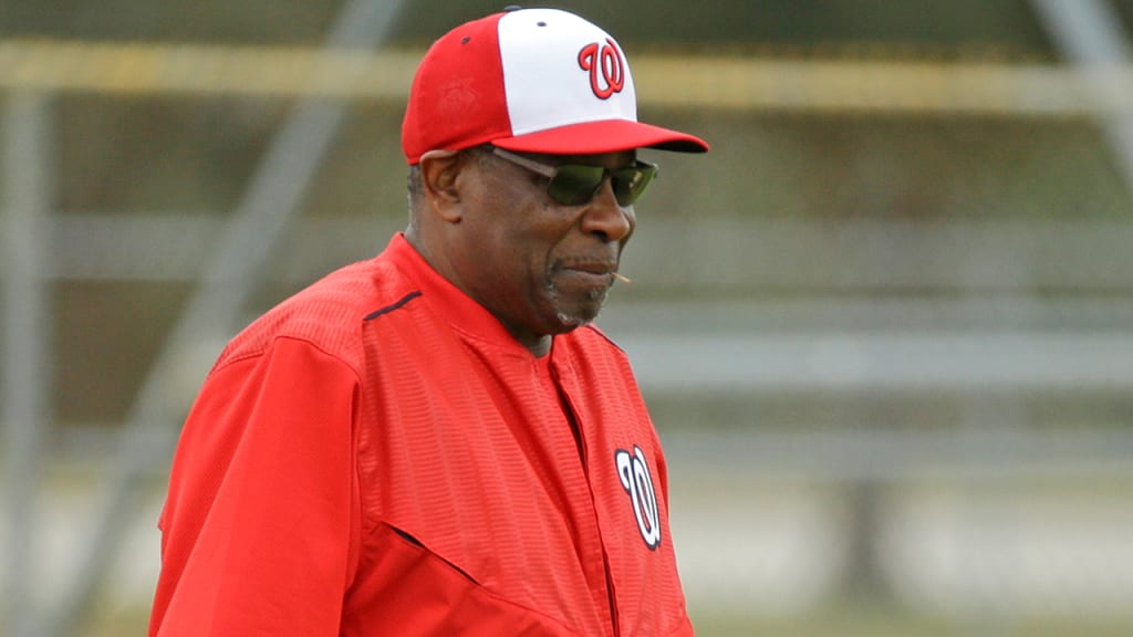 Nationals manager Dusty Baker has invited former Major Leaguer Nick Johnson to be a Spring Training guest instructor. (AP)