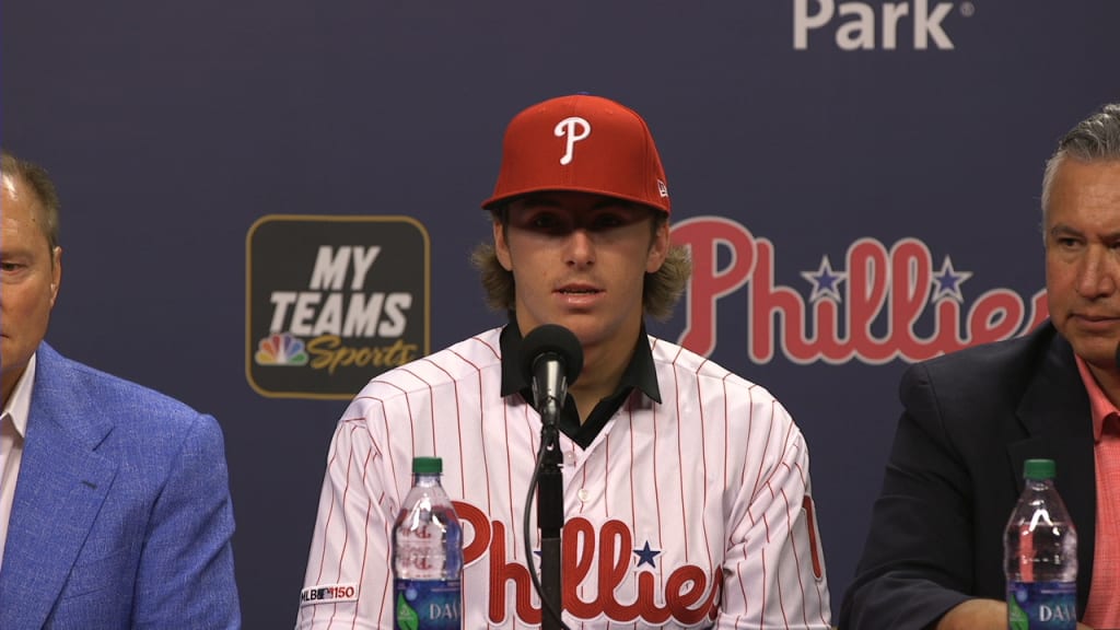 does bryson stott chew tobacco Bryson Stott, Phillies agree to terms