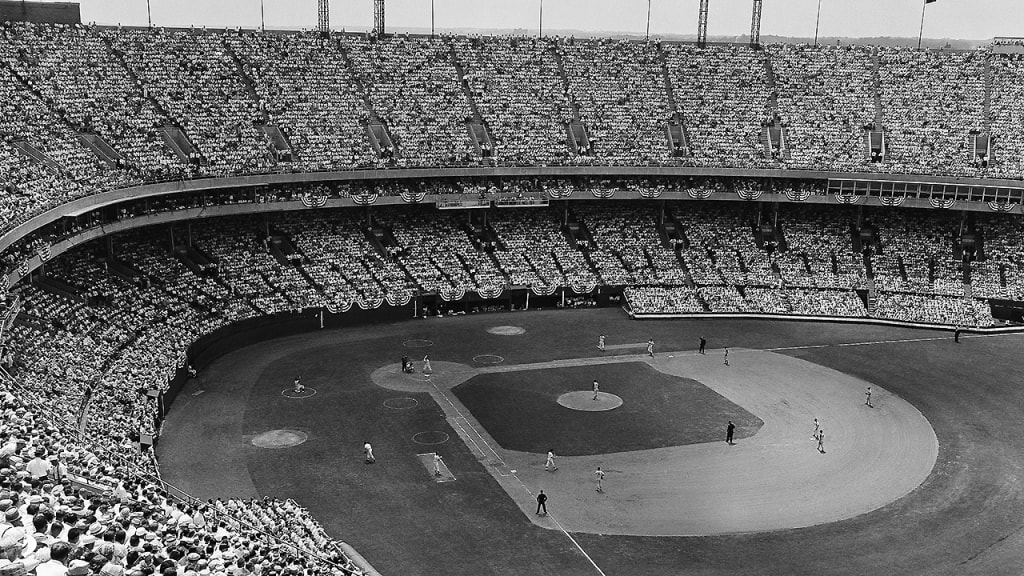The 25th All-Star Game on July 8, 1958, was held at Memorial Stadium in Baltimore. (AP)